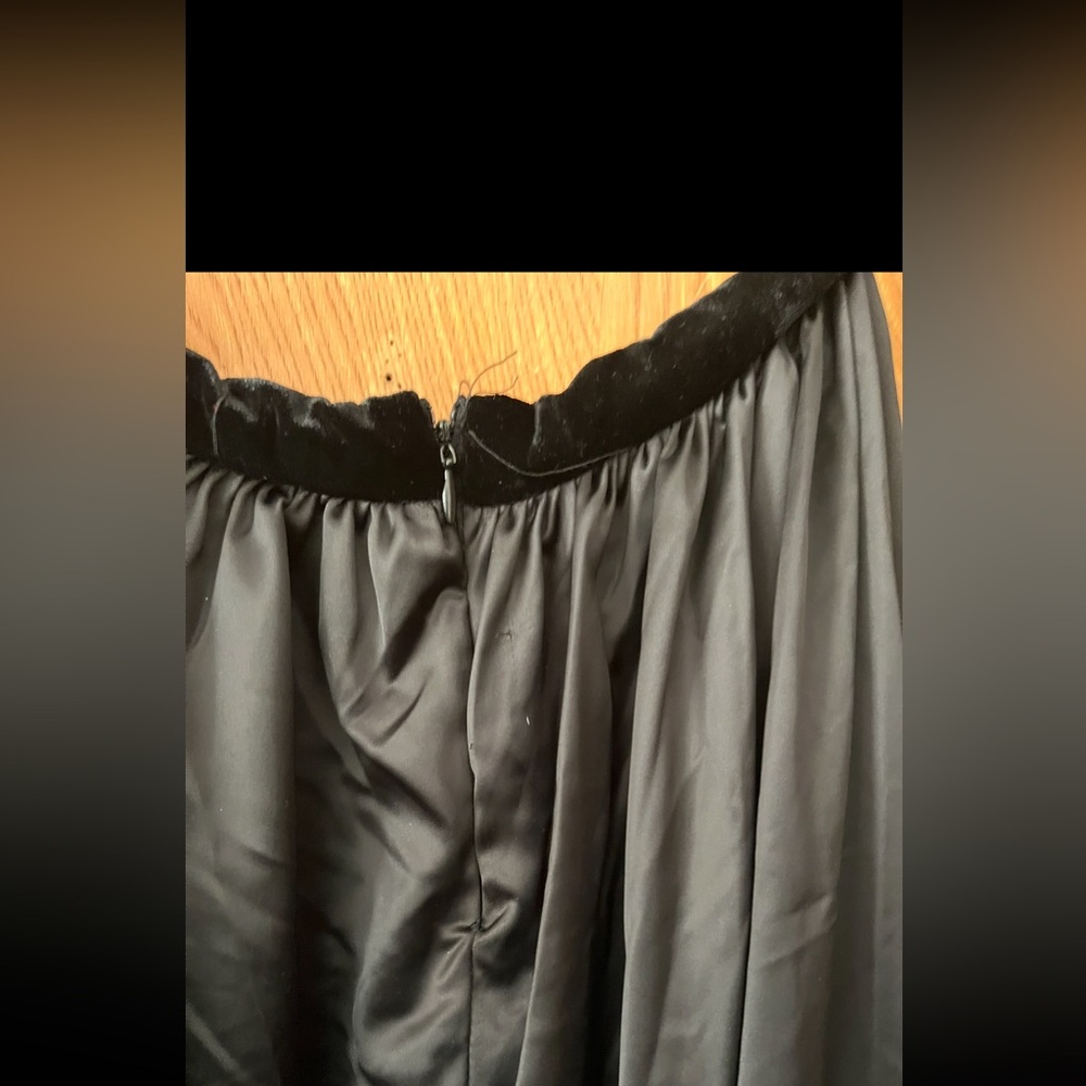 Dolls Kill night coven ball gown Black Maxi 2 piece Dress S - Picture 6 of 8